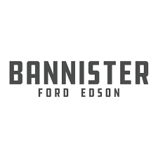 Logo with the words BANNISTER in large bold letters above FORD EDSON in smaller, spaced-out letters, all in a clean, modern font on a white background.